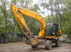 Колесный полноповоротный экскаватор JCB JS-160w