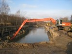 Аренда Экскаватор c длинной стрелой HITACHI zx-200 LC